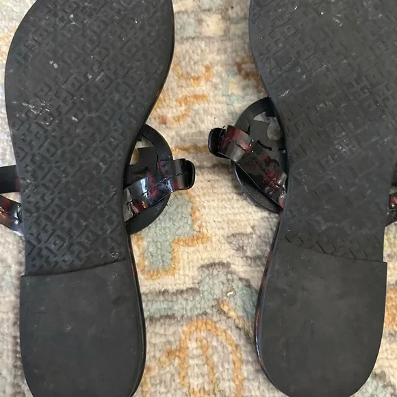 Tory Burch miller tortoise shell sandals - Picture 5 of 5